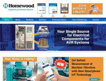 Tablet Screenshot of homewoodsales.com